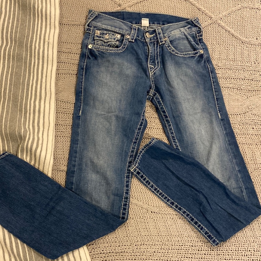 Flap pocket jeans